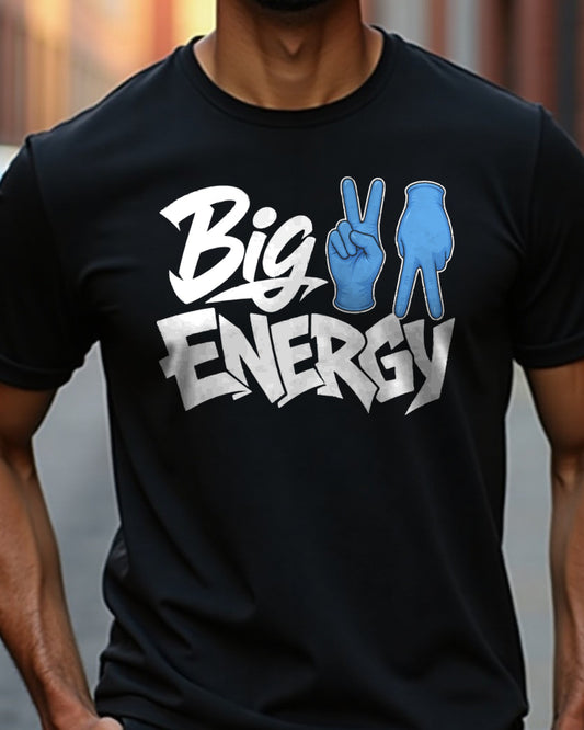 Big VA Energy Hands tee — lifestyle