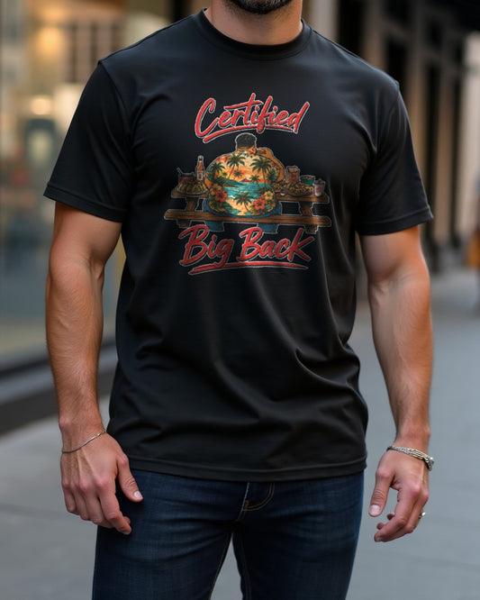 Certified Big Back tee — lifestyle