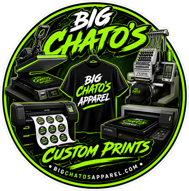 Big Chato's Custom Prints badge