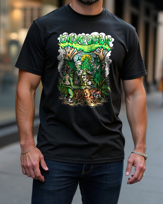 Gnome Grown tee — lifestyle
