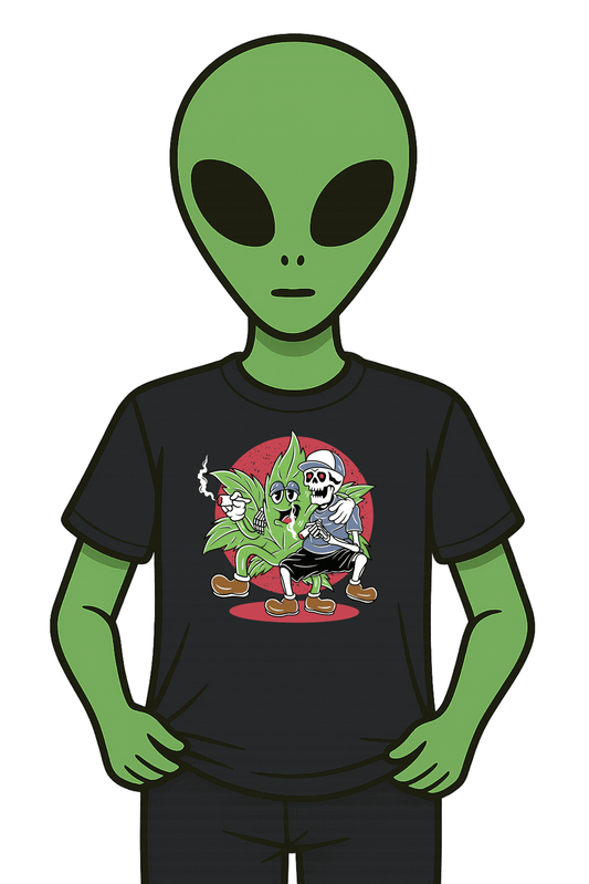 Stoned to the Bone tee on white
