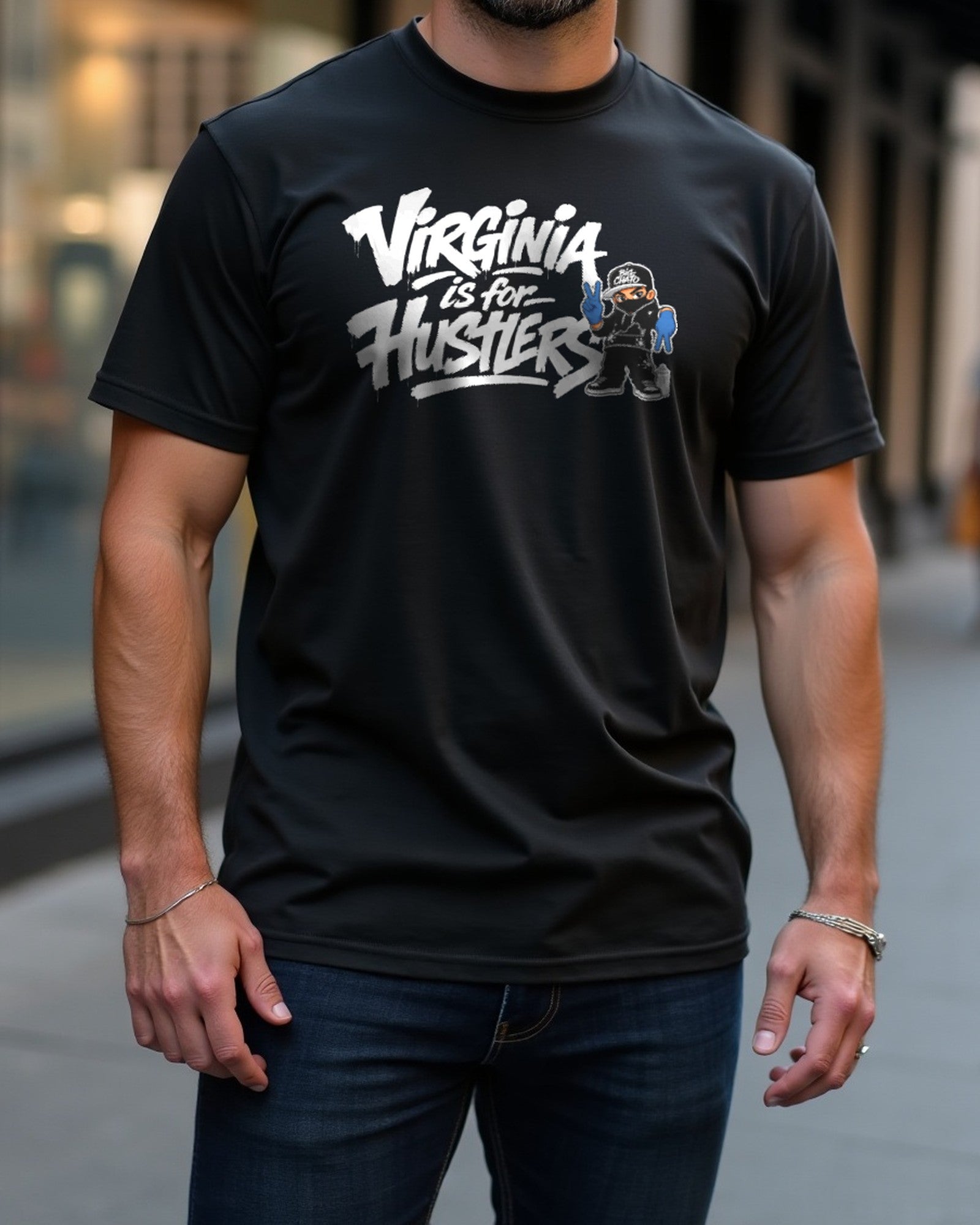 Virginia is for Hustlers tee — lifestyle